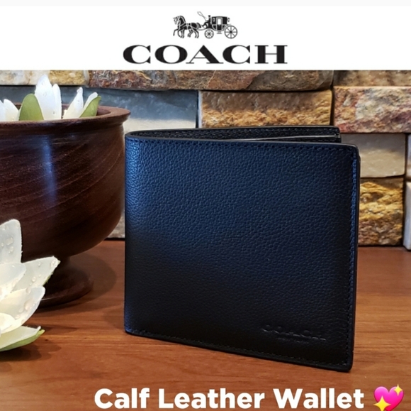 *SALE* NEW Coach Leather Wallet & Luggage Tag - Picture 2 of 8
